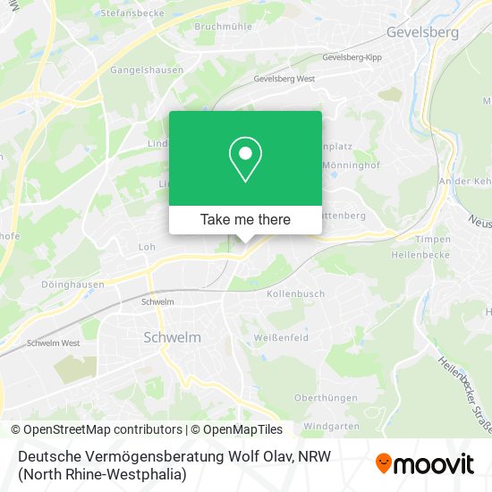 Карта Deutsche Vermögensberatung Wolf Olav