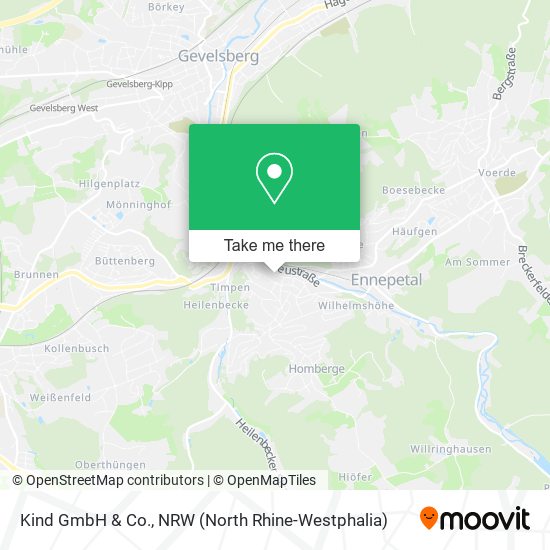 Kind GmbH & Co. map