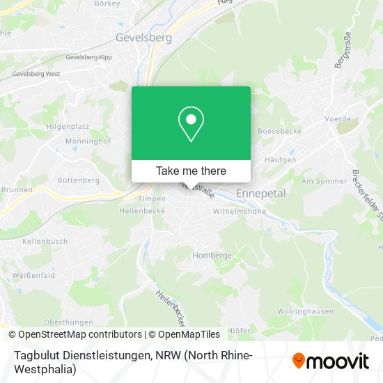 Tagbulut Dienstleistungen map