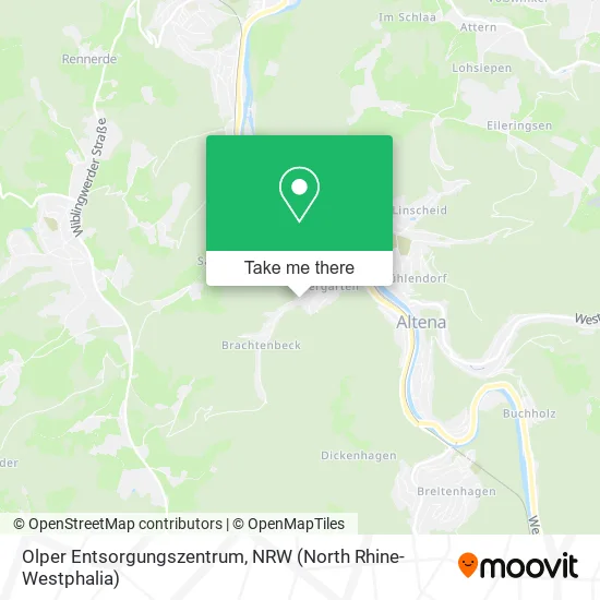 Карта Olper Entsorgungszentrum