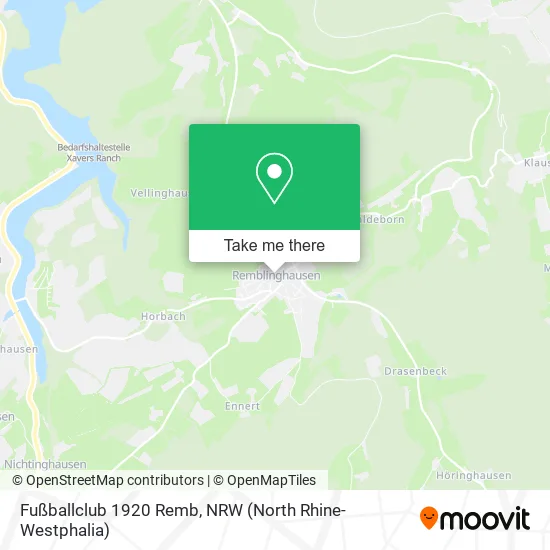 Карта Fußballclub 1920 Remb