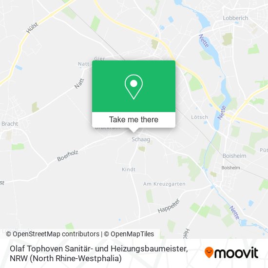Olaf Tophoven Sanitär- und Heizungsbaumeister map