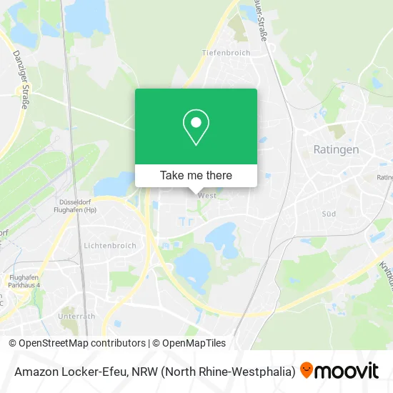 Карта Amazon Locker-Efeu