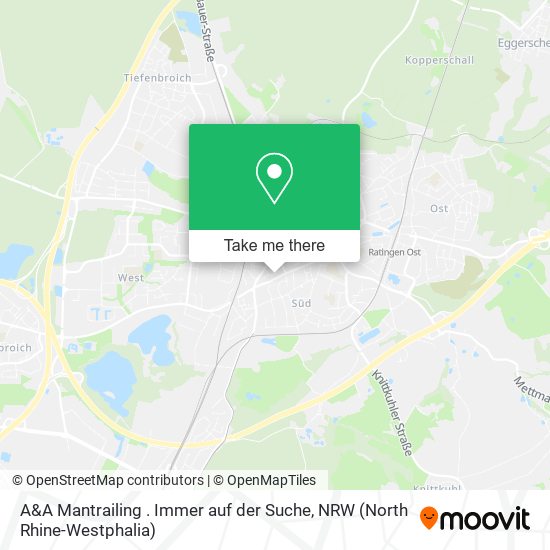 A&A Mantrailing . Immer auf der Suche map