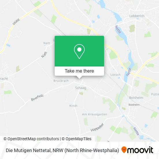 Карта Die Mutigen Nettetal