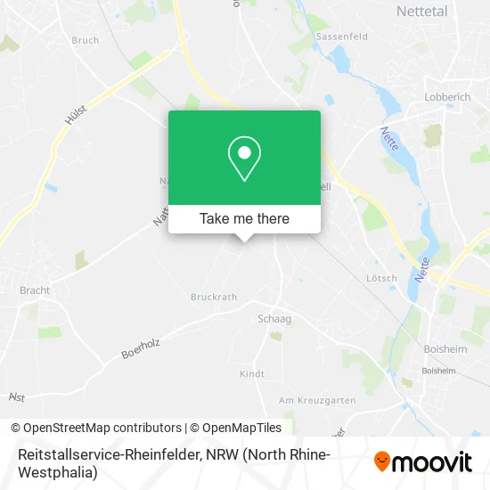 Карта Reitstallservice-Rheinfelder