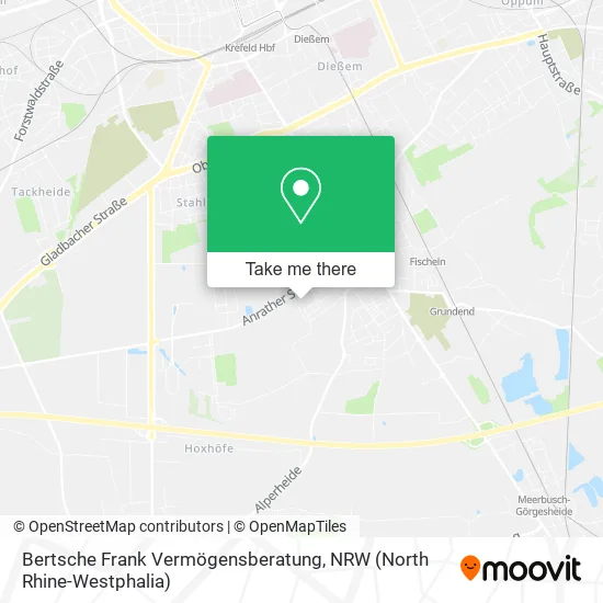Карта Bertsche Frank Vermögensberatung