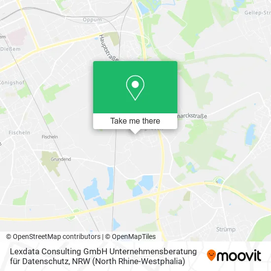 Карта Lexdata Consulting GmbH Unternehmensberatung für Datenschutz