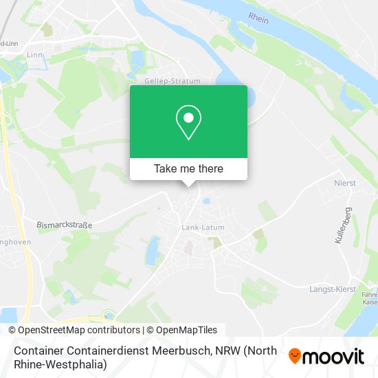 Container Containerdienst Meerbusch map