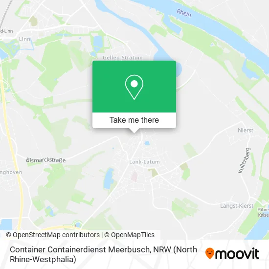 Карта Container Containerdienst Meerbusch