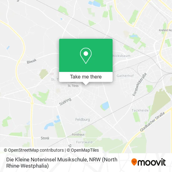 Die Kleine Noteninsel Musikschule map