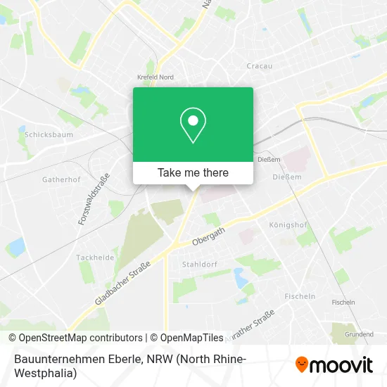 Bauunternehmen Eberle map