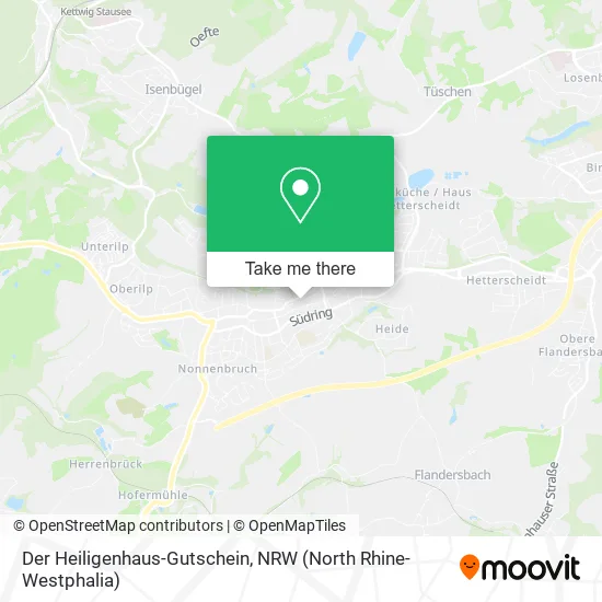 Карта Der Heiligenhaus-Gutschein