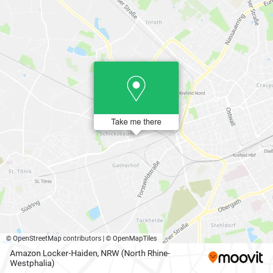 Карта Amazon Locker-Haiden