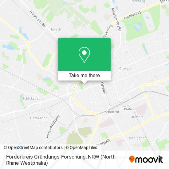 Förderkreis Gründungs-Forschung map