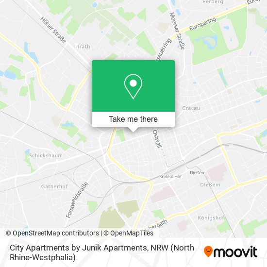 City Apartments by Junik Apartments map