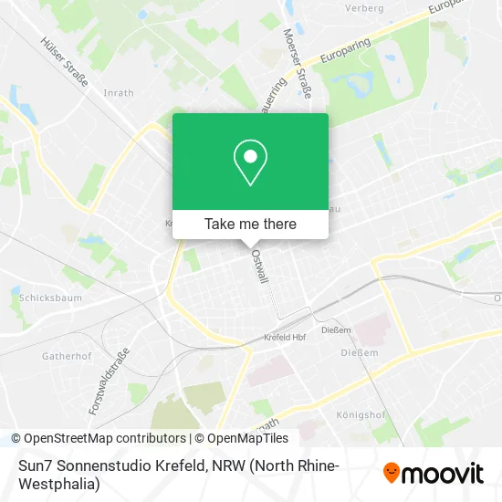 Карта Sun7 Sonnenstudio Krefeld
