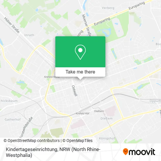 Карта Kindertageseinrichtung