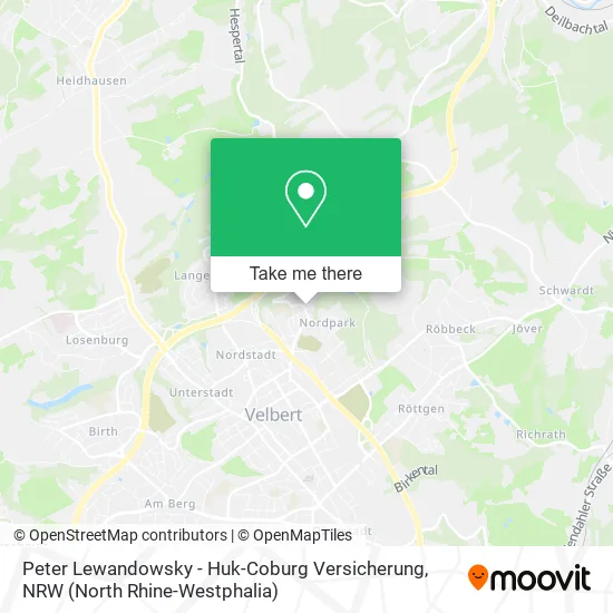 Карта Peter Lewandowsky - Huk-Coburg Versicherung