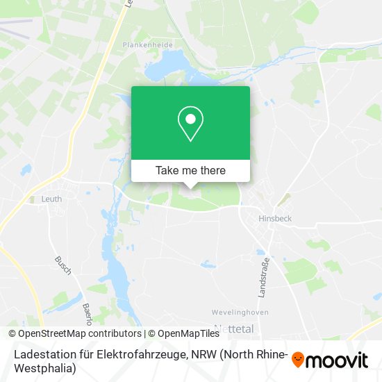Ladestation für Elektrofahrzeuge map