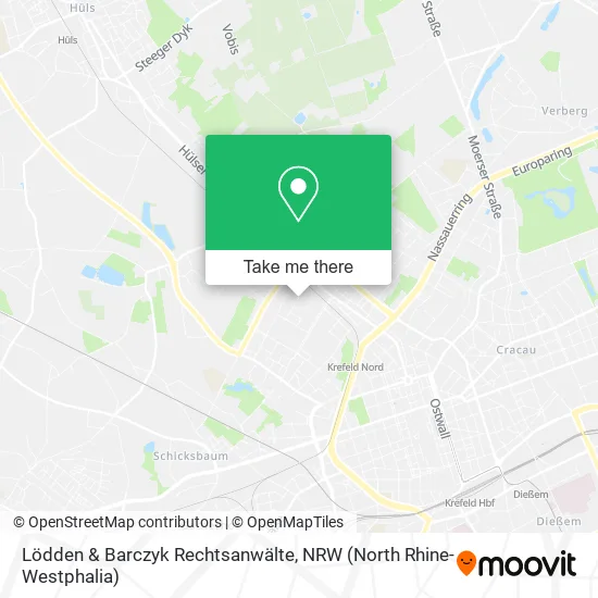 Карта Lödden & Barczyk Rechtsanwälte