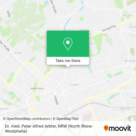 Dr. med. Peter Alfred Arbter map