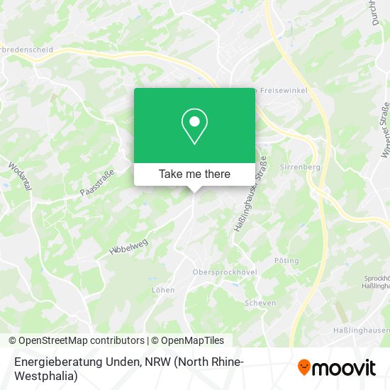 Energieberatung Unden map