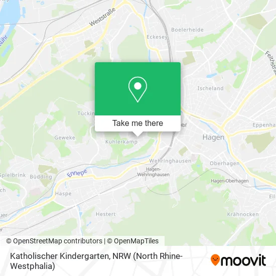 Katholischer Kindergarten map