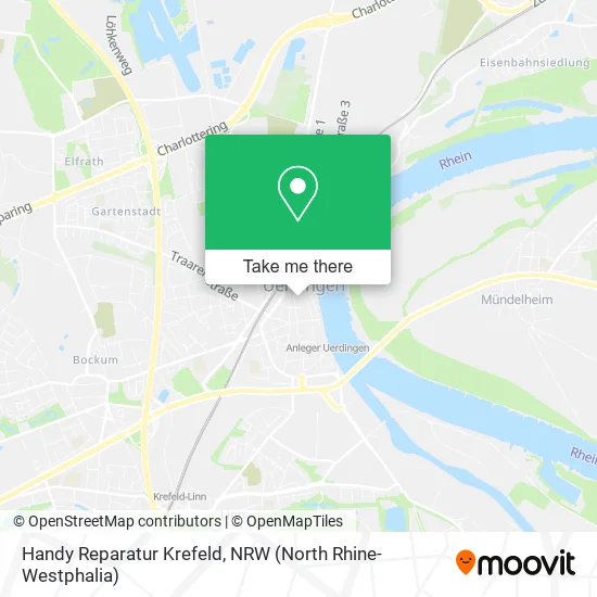 Карта Handy Reparatur Krefeld
