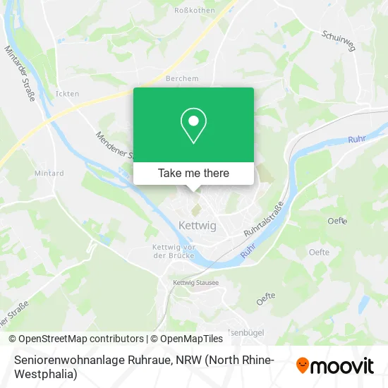 Карта Seniorenwohnanlage Ruhraue