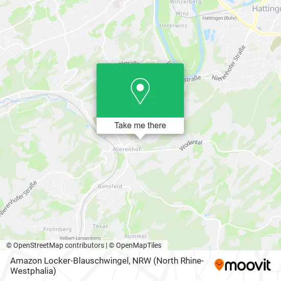 Карта Amazon Locker-Blauschwingel