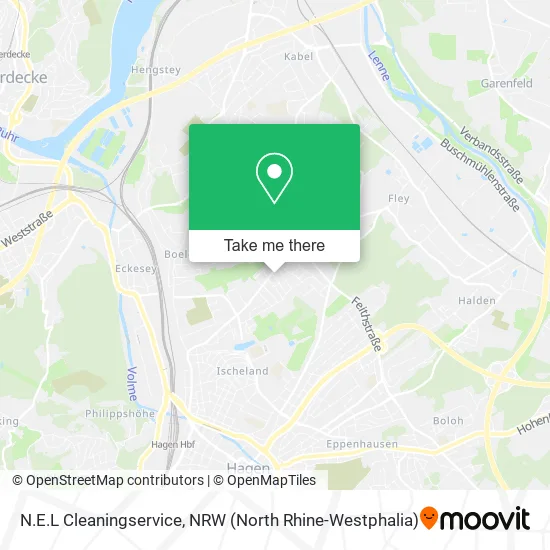 N.E.L Cleaningservice map