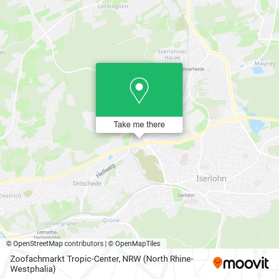 Zoofachmarkt Tropic-Center map