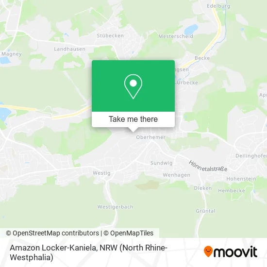 Карта Amazon Locker-Kaniela