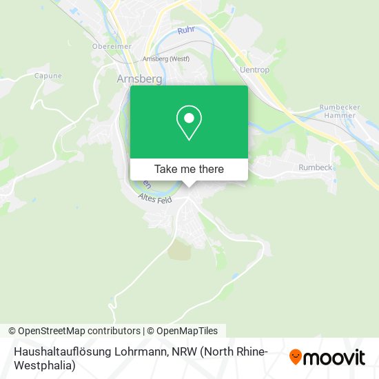 Haushaltauflösung Lohrmann map