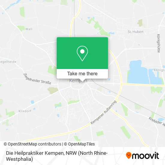 Карта Die Heilpraktiker Kempen