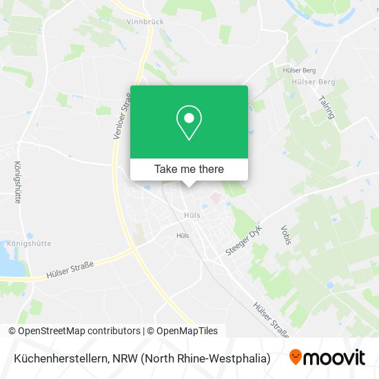 Küchenherstellern map