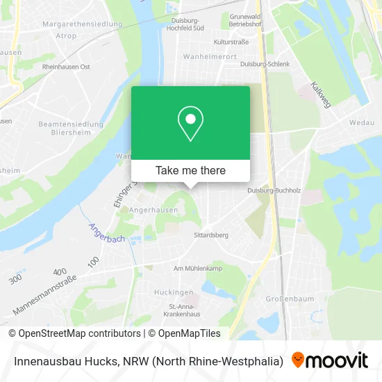 Innenausbau Hucks map