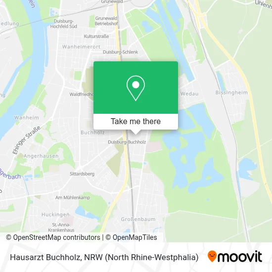 Hausarzt Buchholz map