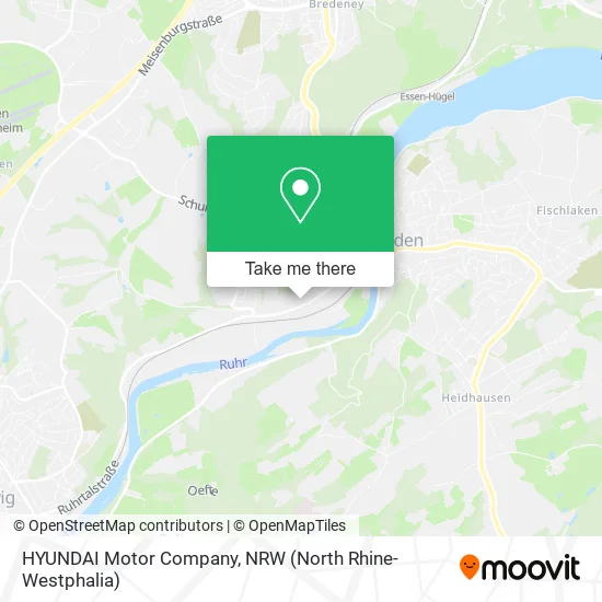 Карта HYUNDAI Motor Company