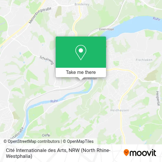 Cité Internationale des Arts map