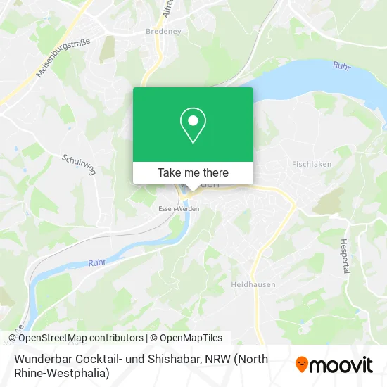 Карта Wunderbar Cocktail- und Shishabar