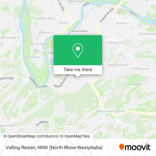 Карта Velling Reisen