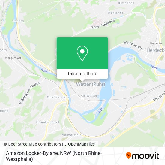 Amazon Locker-Dylane map
