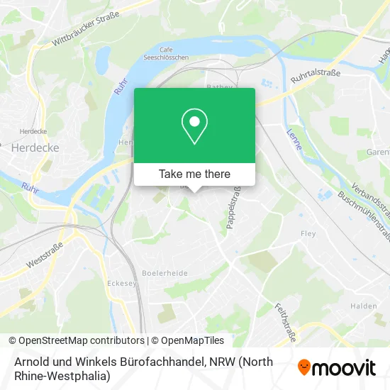 Карта Arnold und Winkels Bürofachhandel