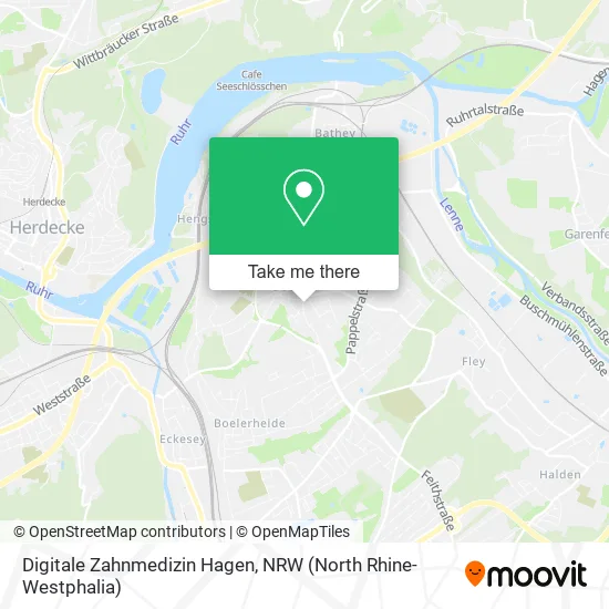 Карта Digitale Zahnmedizin Hagen