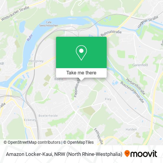 Amazon Locker-Kaui map