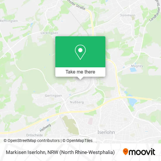 Карта Markisen Iserlohn
