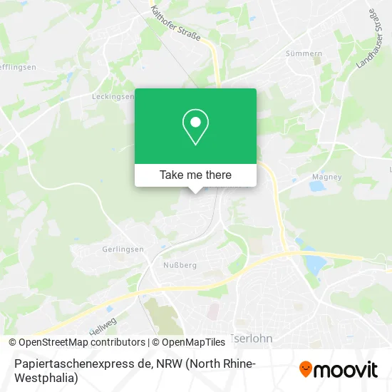 Карта Papiertaschenexpress de