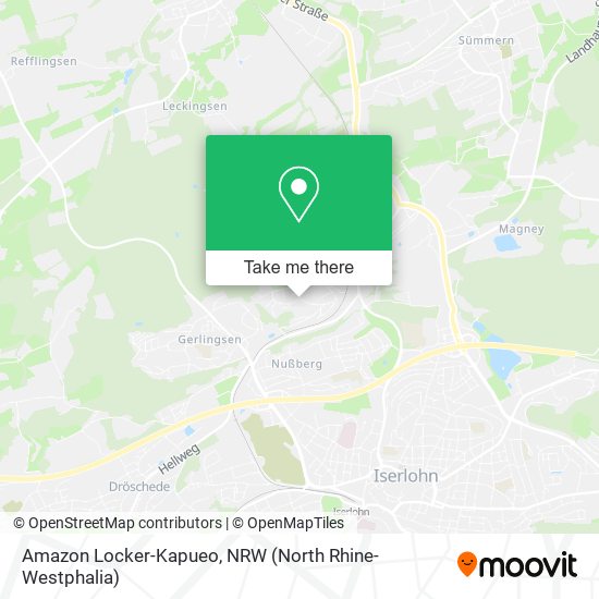 Amazon Locker-Kapueo map